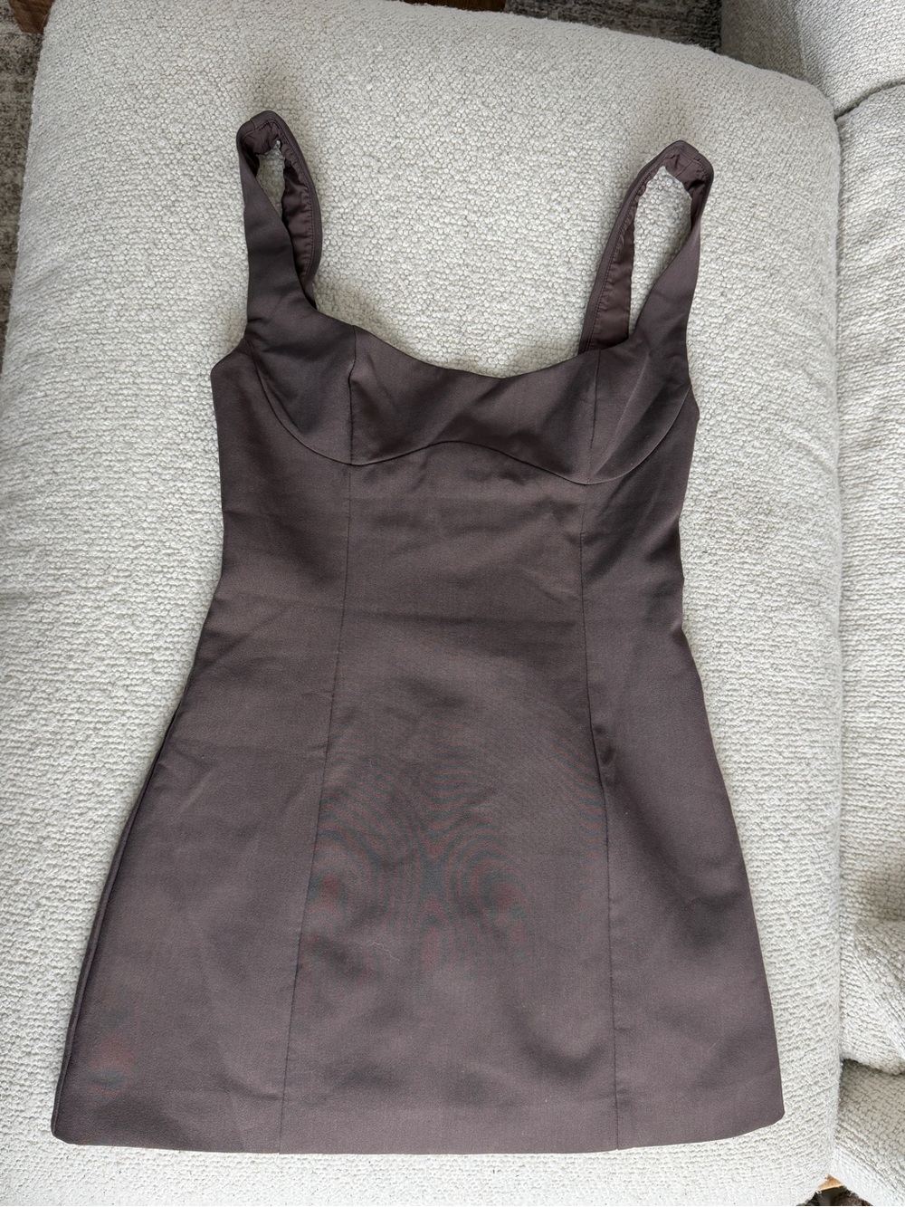 Showpo Elegant Mini Dress brown